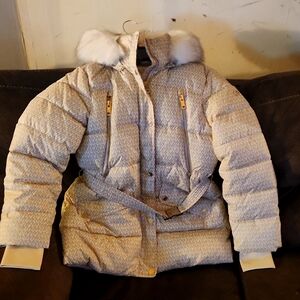 Michael Kors custom fall jacket w/ matching double pocket tote